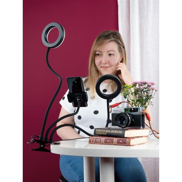 LED Selfie Dual Ring Light SLR-12 Bi-Colour - Image 5