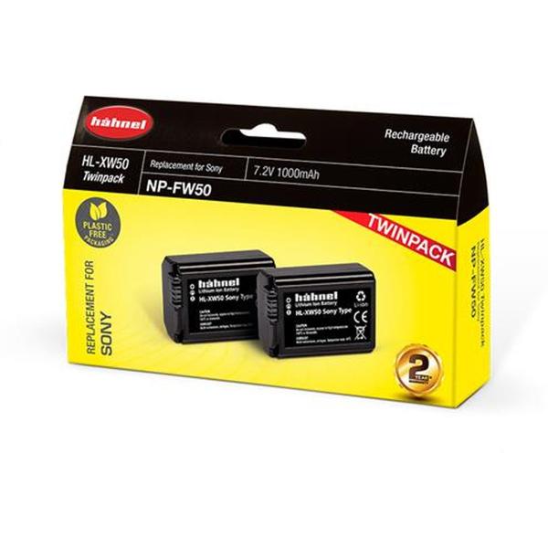 HL-XW50 Li-ion Battery Twin Pack (Sony NP-FW50 Battery) - Image 4