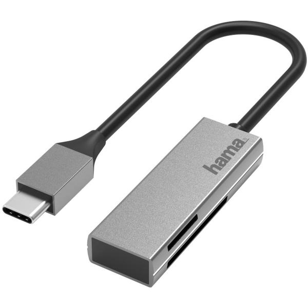 USB-Card Reader USB-C USB 3.0 SD/MicroSD Alu