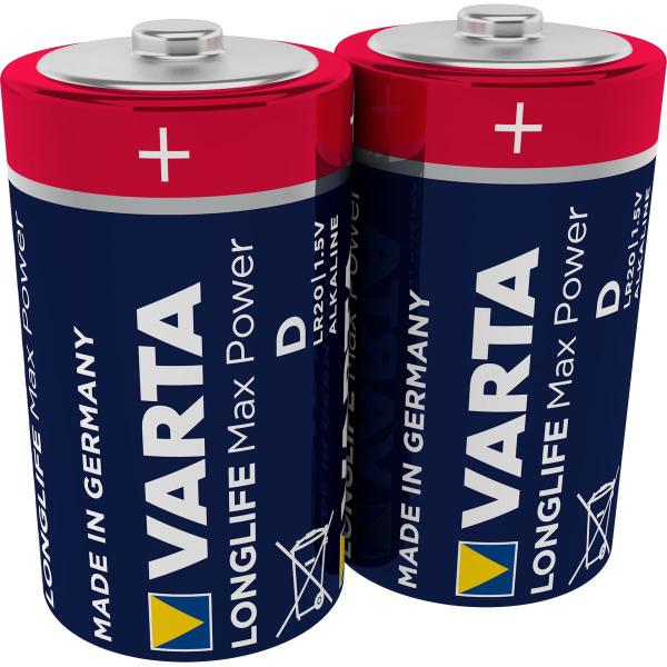Varta MN-1300 Longlife Max Power D NO.4720 2PAK - Image 6
