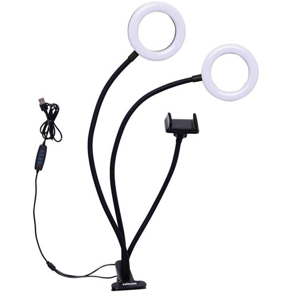 LED Selfie Dual Ring Light SLR-12 Bi-Colour - Image 4