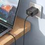 Hoco PD65W Triple Port Charger USB-A 2xUSB-C - Zwart