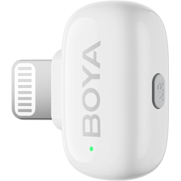 Boya MINI-13 - 2.4 GHz Ultra-Mini Wireless Microphone (White) - 2TX + 2RX - Image 3