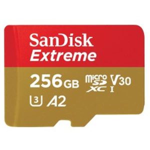 Sandisk Extreme MicroSDXC 256GB+SD Adapater A2 U