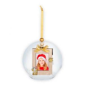 Foto Kerstbal Voski Gold CH38G 2x3,5x4,5 cm