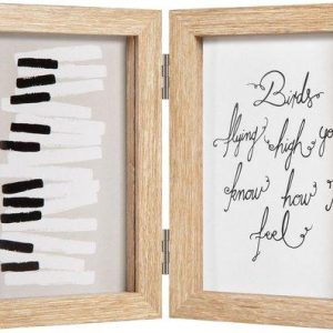 Fotolijst Henzo Piano 2x 10x15 li.brown