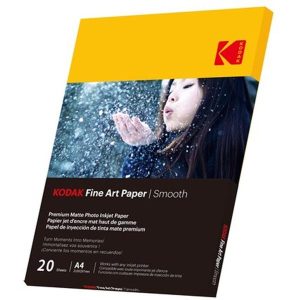 Kodak 20 Vellen Van 230G/MÂ² Fotopapier Mat A4 Formaat