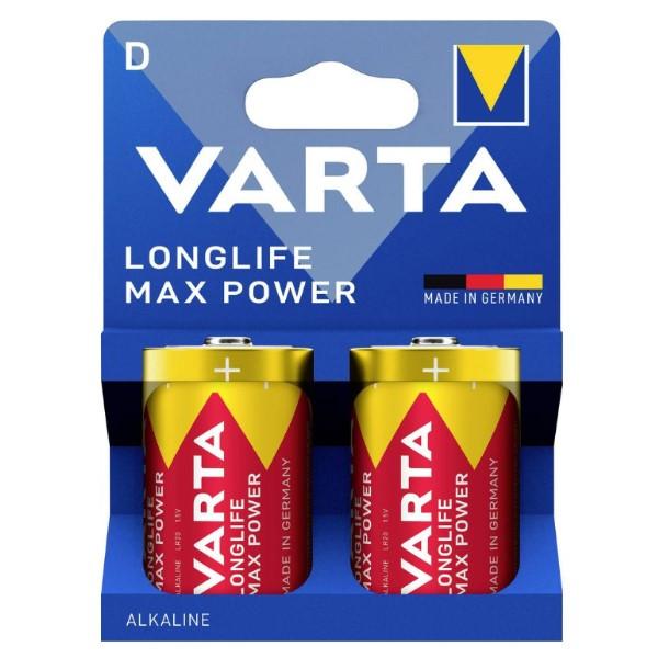 Varta Longlife Max Power D Blister 2
