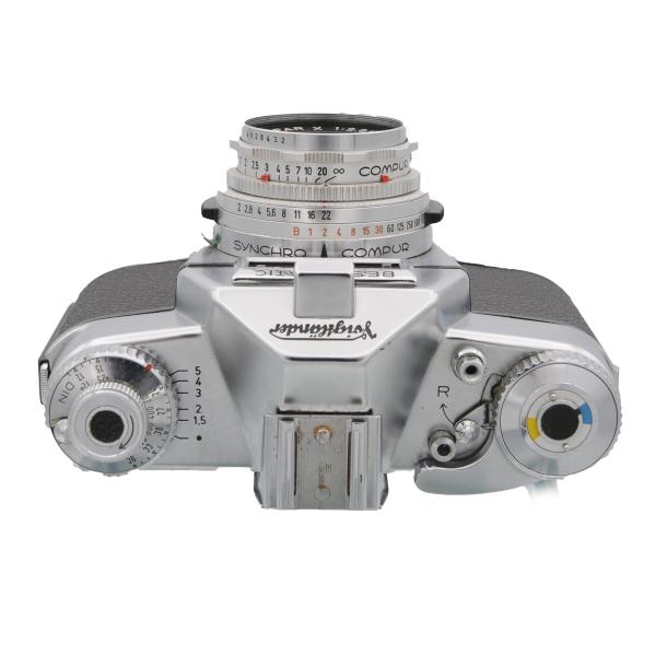Voigtländer Bessamatic met 50mm f2.8 color Skopar Lens Occasion - Image 3