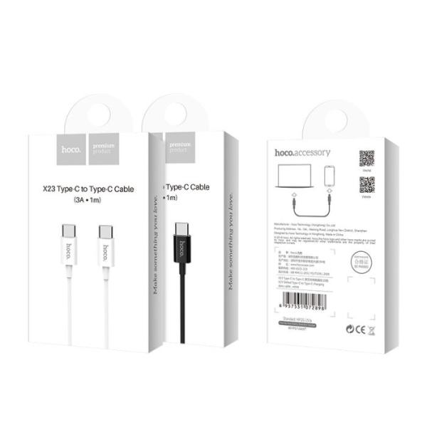 Hoco USB-C naar USB-C Kabel Wit (1 meter) - Image 3