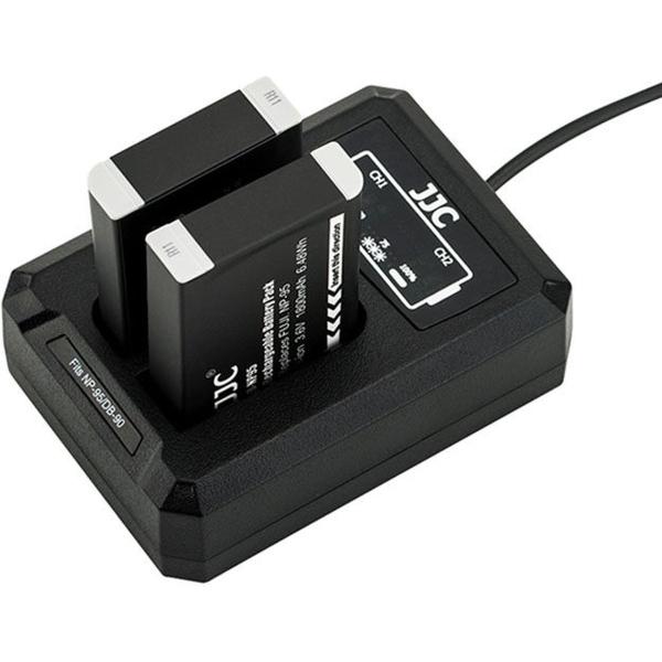 JJC DCH-NP95 USB Dual Charger (Fujifilm NP-95 / Ricoh DB-90) - Image 4
