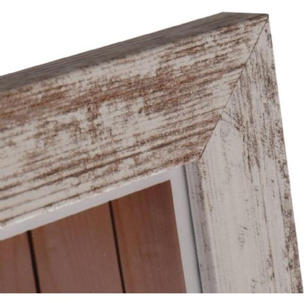 Wooden Photo Frame V21576 Nelson 6 White Wash 13x18cm - Image 4