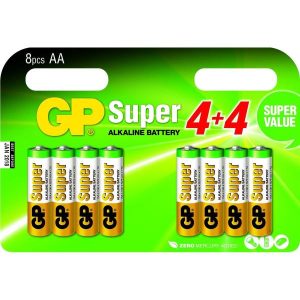 Super Alkaline AA X 8 Mignon Blister