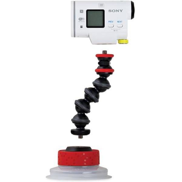Gorillapod Suction Cup & Gorillapod Arm Black/Red - Image 6