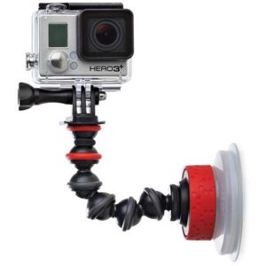 Gorillapod Suction Cup & Gorillapod Arm Black/Red