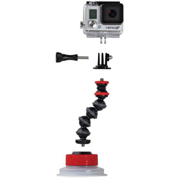 Gorillapod Suction Cup & Gorillapod Arm Black/Red - Image 3