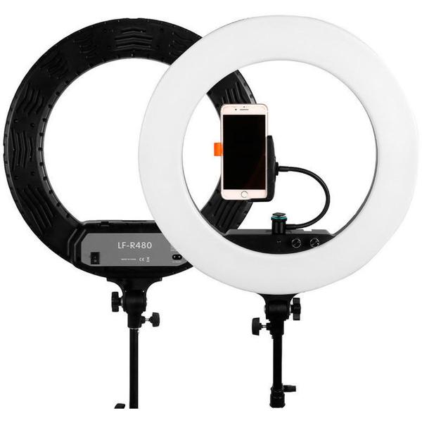 Round Vlogger 18 inch LED Set Economy w/ Bag - Black - Image 4