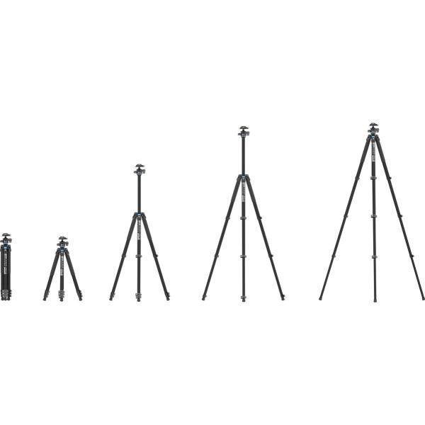 Sirui Landscape Carbon Tripod Kit L-224F + KS-10 Head (w/ Flip Lock) - Image 5