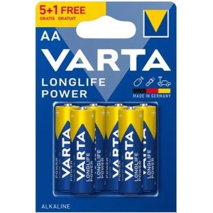 Varta AA Alkaline Batteries (5+1 Blister)