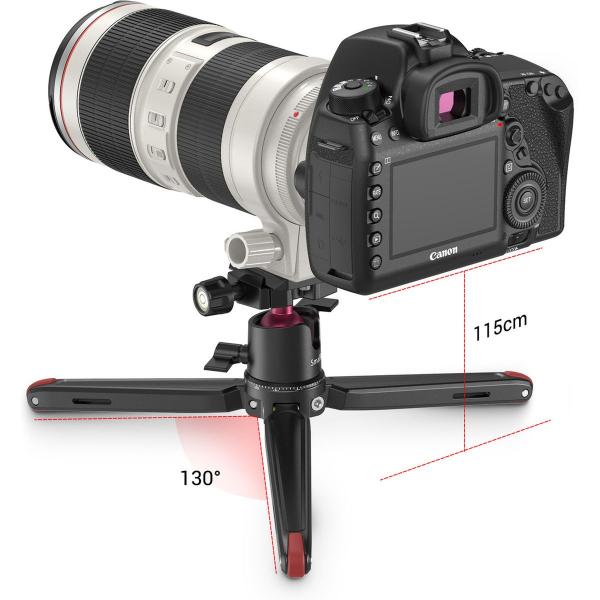 Smallrig 2664 Tabletop Mini Tripod w/ Panoramic Ball Head - Image 4