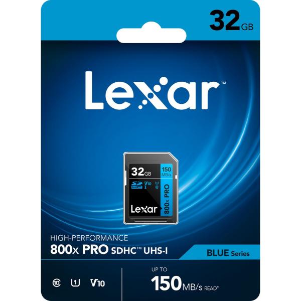 Lexar SDXC 800X Pro Blue Series 32GB UHS-1 V10 - Read 150MB/s - Image 6