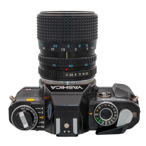 Yashica FX-103 Program Black + Tokina 35-70mm 1.4 Occasion - Image 3