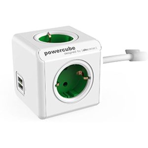 PowerCube Extended USB Green 1.5m Cable