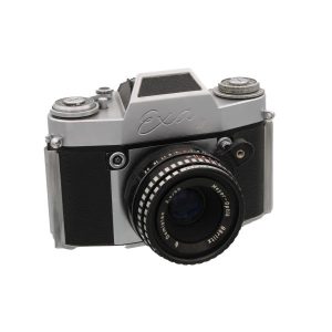 Exa II met domiplan 50mm f2.8