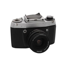 Exa 1b met Pentacon 30mm f3.5