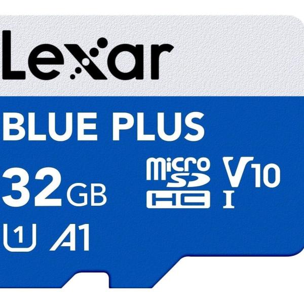 Lexar MicroSDHC Blue Plus UHS-I 32GB V10 Read 100MB/s w/ SD Adapter - Image 3