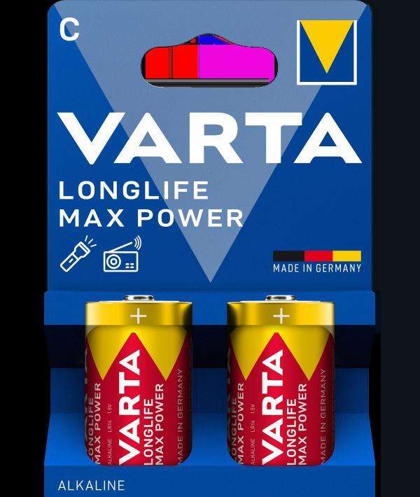Varta Longlife Max Power C Blister 2