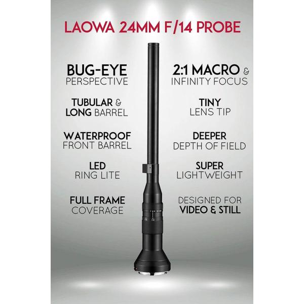 Laowa 24mm f/14.0 2X Macro Probe Lens (Std) - Nikon Z - Image 5