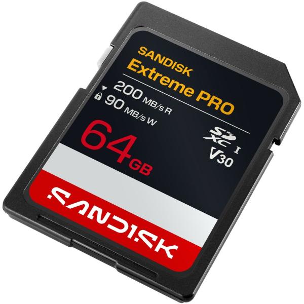 Sandisk Extreme Pro SD UHS-I 64GB SD 200MB/S(R) - Image 2